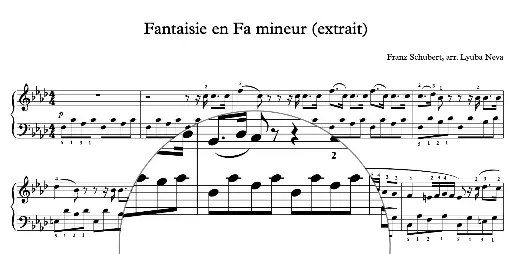 Franz Schubert "Fantaisie" en Fa mineur